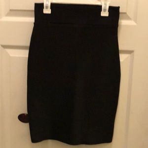 High waisted pull up skirt